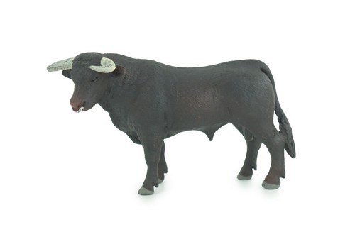 Black bull toy cattle - bull,,